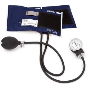 Aneroid blood pressure meter wall/desk combo