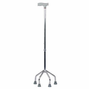 Walking stick quadripod