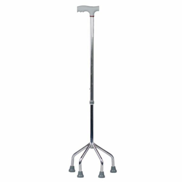 Walking stick quadripod